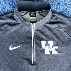 Nike Quarter-zip Gray UK Pullover - Medium